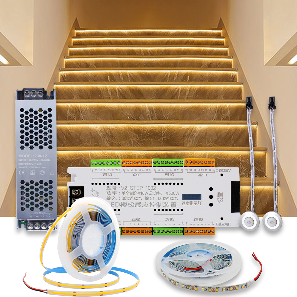 12V LED Stair PIR Motion Senso - Motion Sensor Pir Wired บทวิจารณ์และราคา