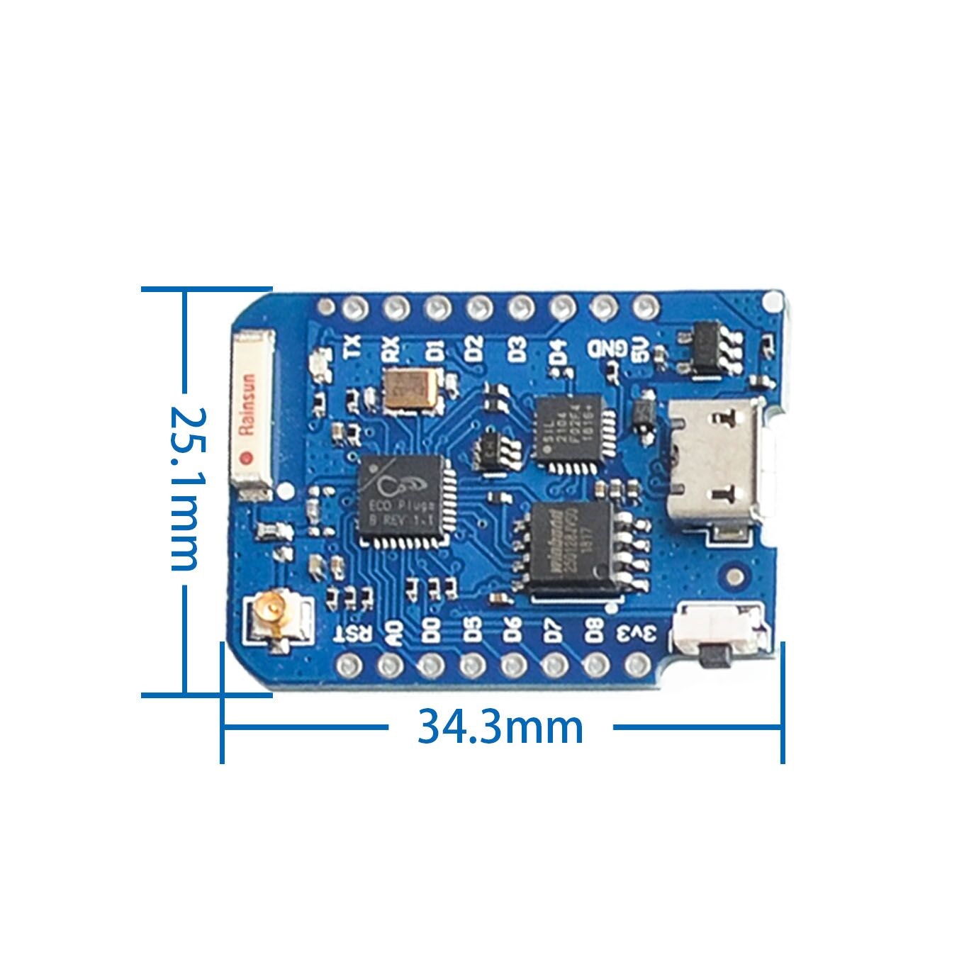 WEMOS D1 Mini Pro 4M 16M Bytes - Esp8266 Nodemcu Board บทวิจารณ์และราคา
