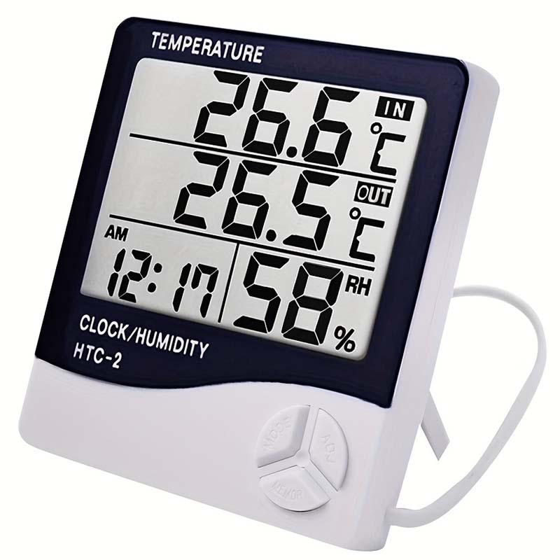 LCD Digital Thermometer Hygrom - Home Automation Industry บทวิจารณ์และราคา