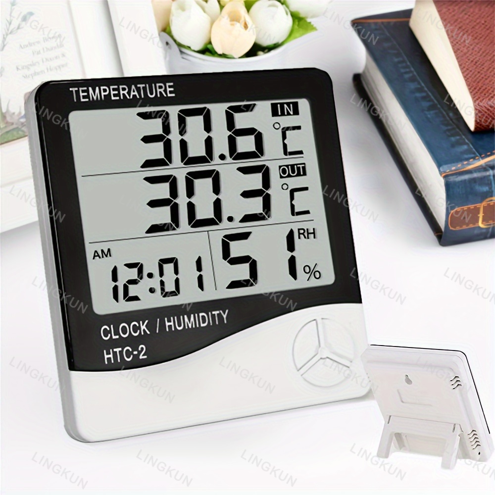 LCD Digital Thermometer Hygrom - Home Automation Industry บทวิจารณ์และราคา
