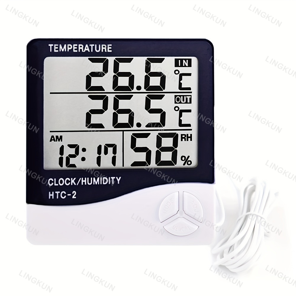 LCD Digital Thermometer Hygrom - Home Automation Industry บทวิจารณ์และราคา