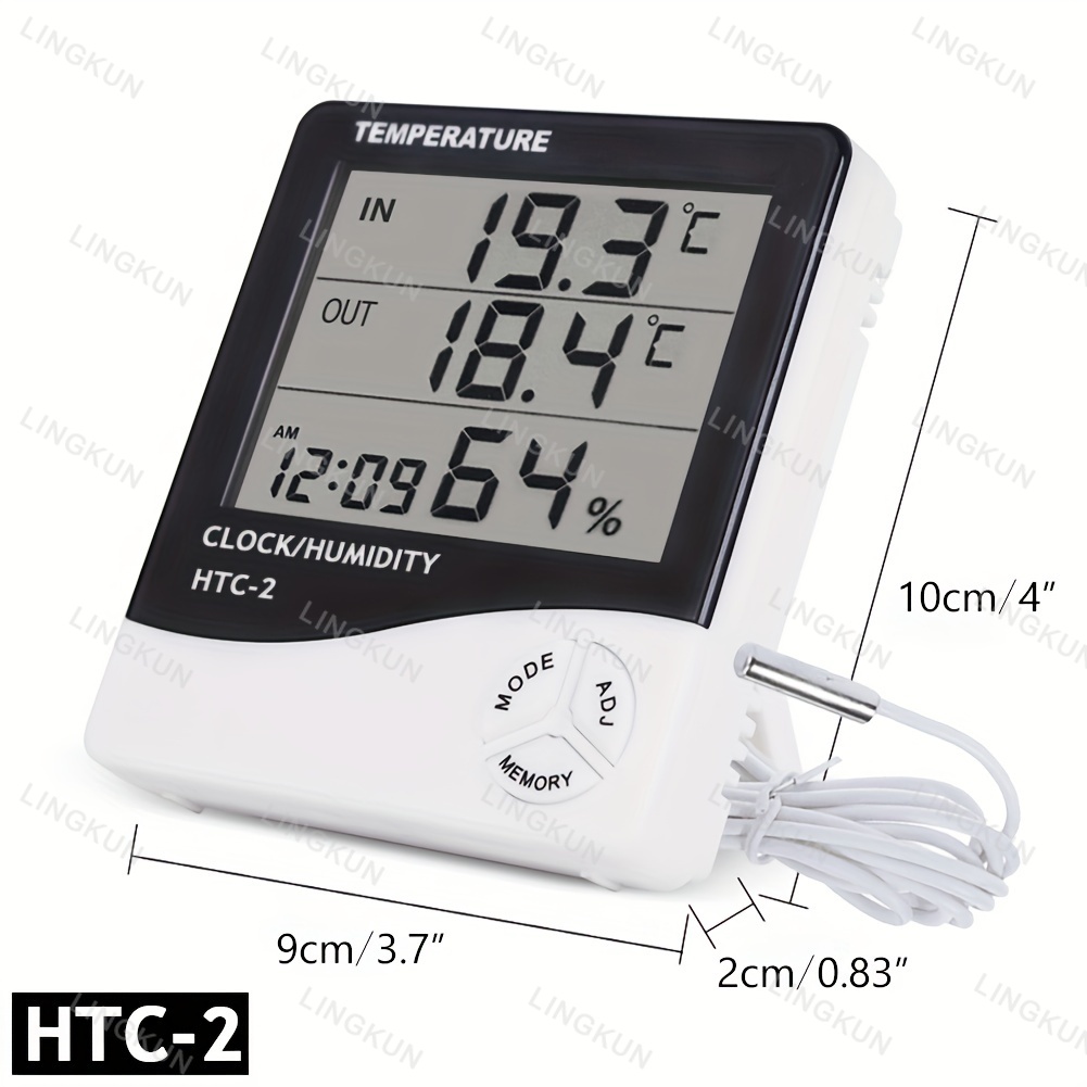 LCD Digital Thermometer Hygrom - Home Automation Industry บทวิจารณ์และราคา