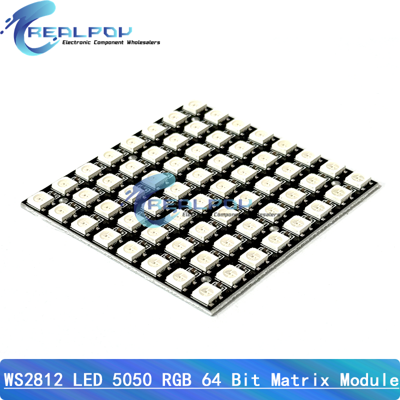 WS2812 LED 5050 RGB 8x8 64 Bit - Rgb Led Matrix 8X8 บทวิจารณ์และราคา