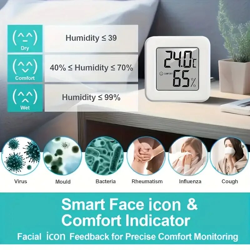 Digital Hygrometer Thermometer - Temperature Humidity Sensor บทวิจารณ์และราคา