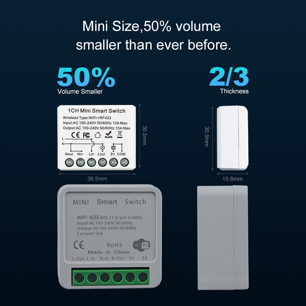 For Tuya WIFI 10A Smart Light  - Smart Home Automation Diy บทวิจารณ์และราคา