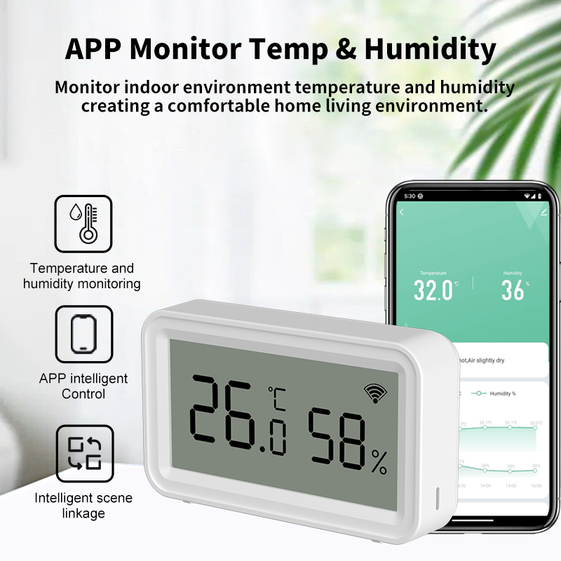Tuya Zigbee WiFi Thermometer H - Temperature Humidity Sensor บทวิจารณ์และราคา
