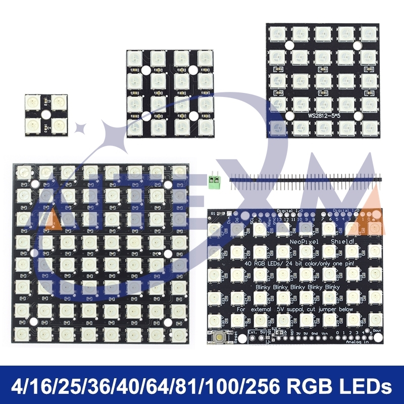 WS2812 Module 5050 RGB 4x4 8x8 - Rgb Led Matrix 8X8 บทวิจารณ์และราคา