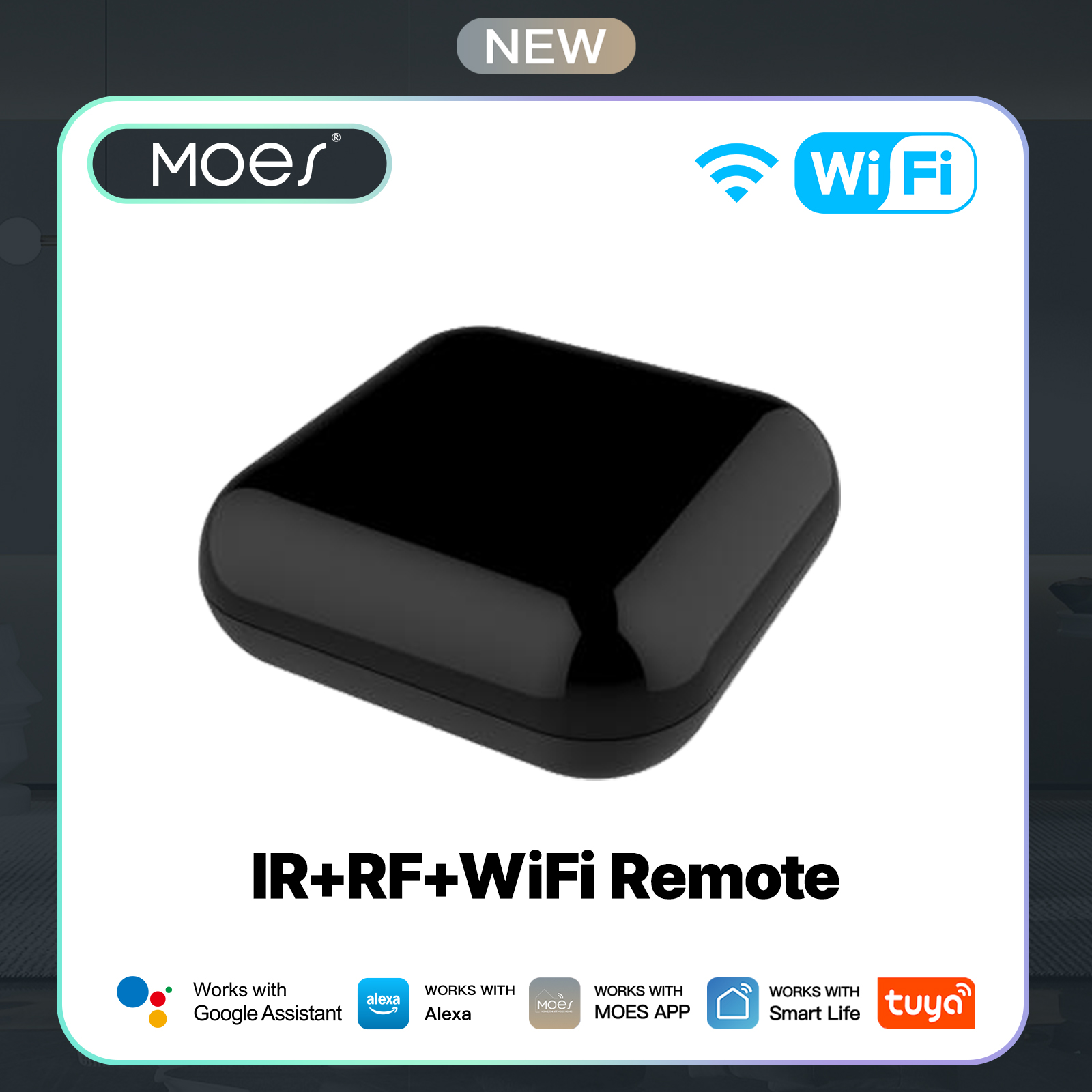 MOES Tuya WiFi IR RF Remote fo - Ir Blaster Universal บทวิจารณ์และราคา