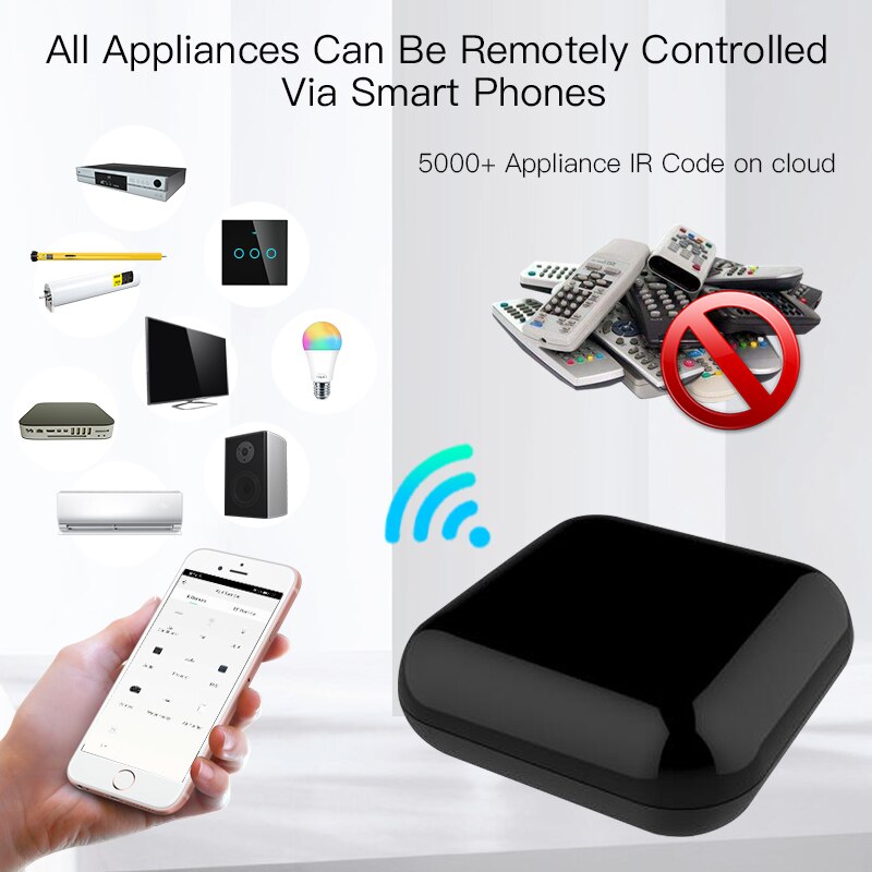 MOES Tuya WiFi IR RF Remote fo - Ir Blaster Universal บทวิจารณ์และราคา