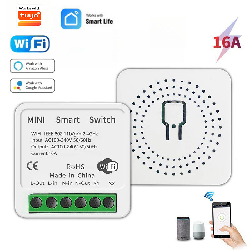 16A Two Way Control DIY WiFi M - Smart Home Automation Diy บทวิจารณ์และราคา