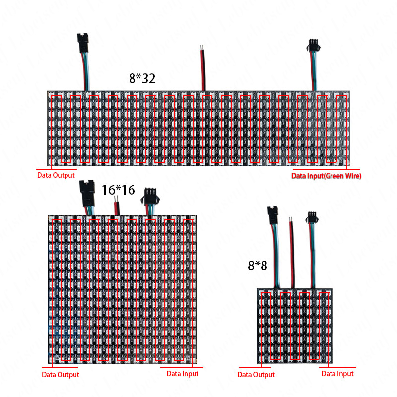 LED Digital Pixels Screen WS28 - Rgb Led Matrix 8X8 บทวิจารณ์และราคา