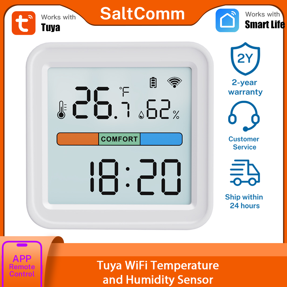 Tuya New WiFi Temperature Humi - Temperature Humidity Sensor บทวิจารณ์และราคา