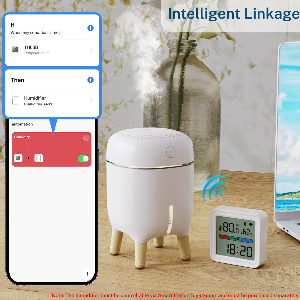 Tuya New WiFi Temperature Humi - Temperature Humidity Sensor บทวิจารณ์และราคา