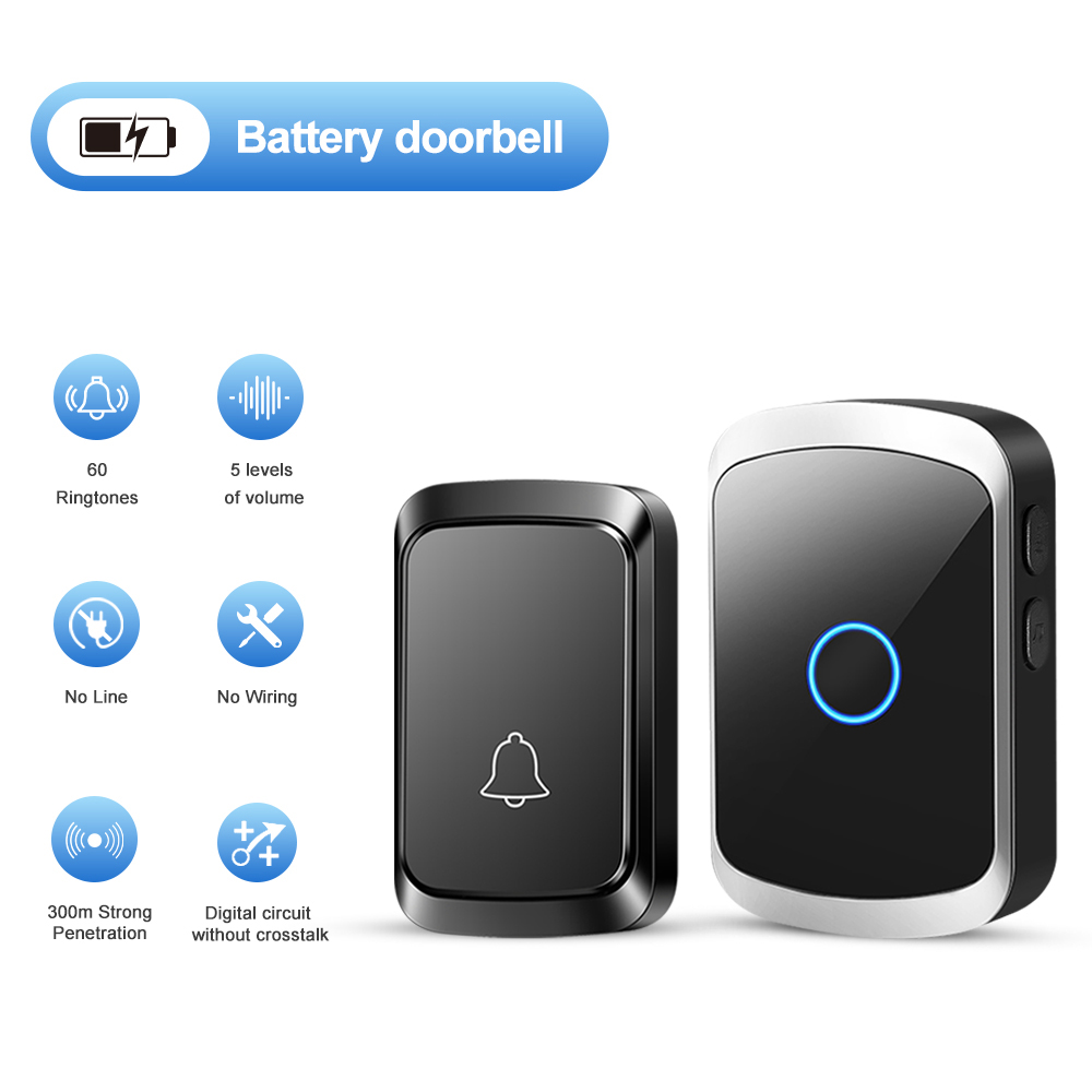 Smart Wireless Doorbell Door C - Smart Home Automation Diy บทวิจารณ์และราคา