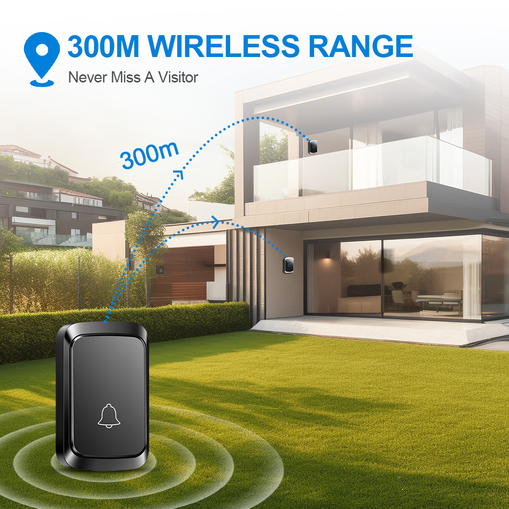 Smart Wireless Doorbell Door C - Smart Home Automation Diy บทวิจารณ์และราคา