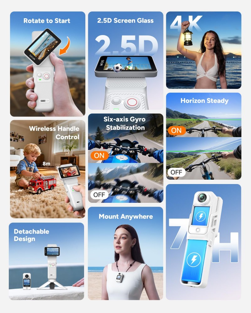 SJCAM New White C400 Pocket Ha - Home Assistant Sd บทวิจารณ์และราคา