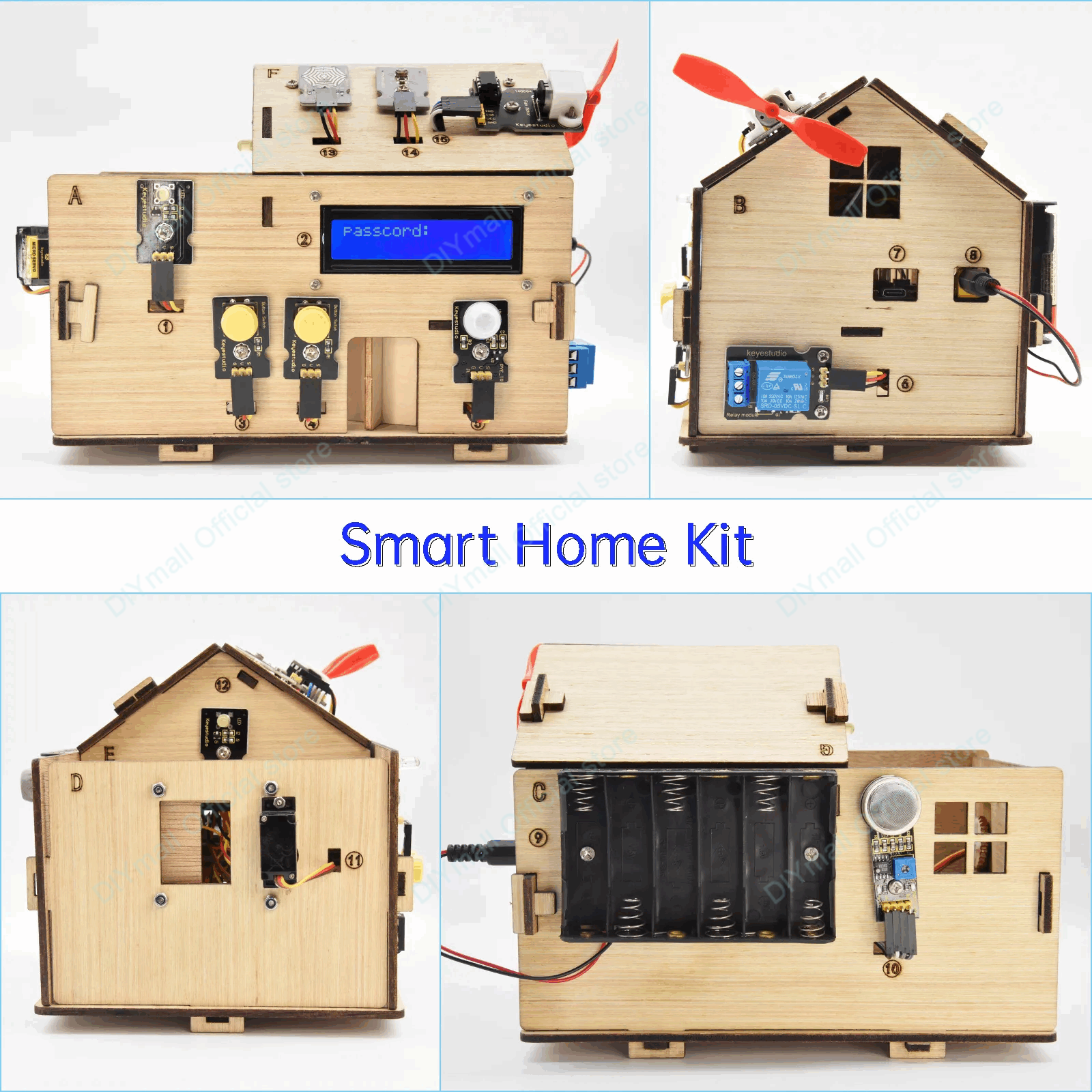 Keyestudio Smart IoT Home Kit  - Smart Home Automation Diy บทวิจารณ์และราคา