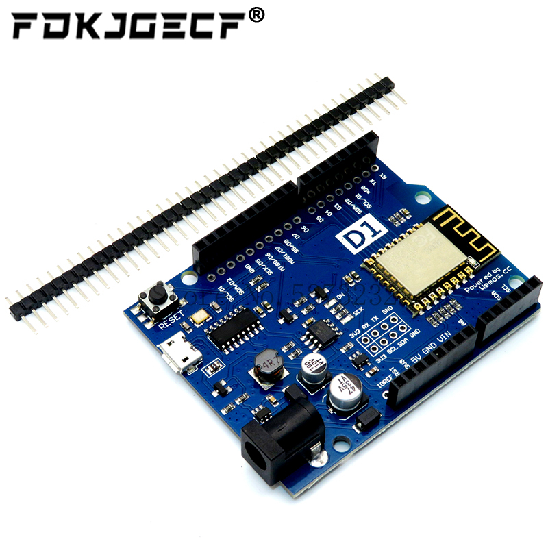 WeMos D1 R2 WiFi uno based ESP - Esp8266 Nodemcu Board บทวิจารณ์และราคา
