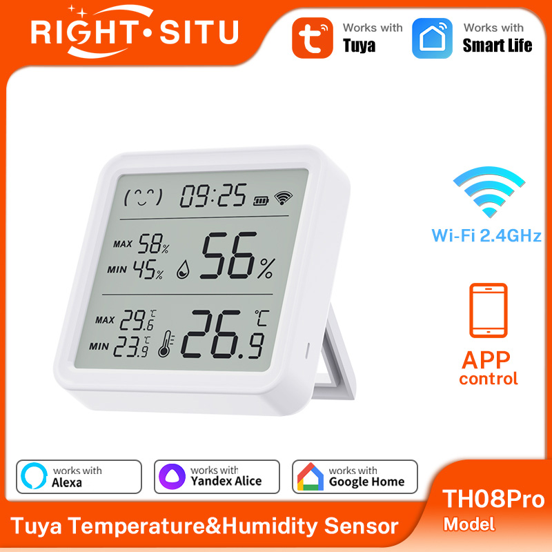 Tuya WiFi Thermometer hygromet - Temperature Humidity Sensor บทวิจารณ์และราคา