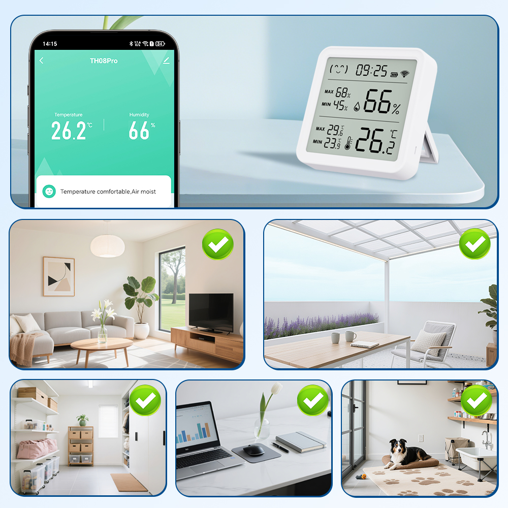 Tuya WiFi Thermometer hygromet - Temperature Humidity Sensor บทวิจารณ์และราคา