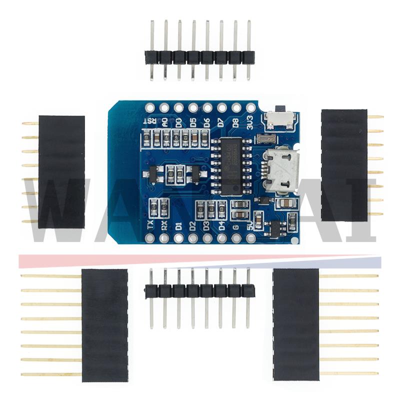 WeMos D1 Mini Pro V3.0.0 Bytes - Esp8266 Nodemcu Board บทวิจารณ์และราคา
