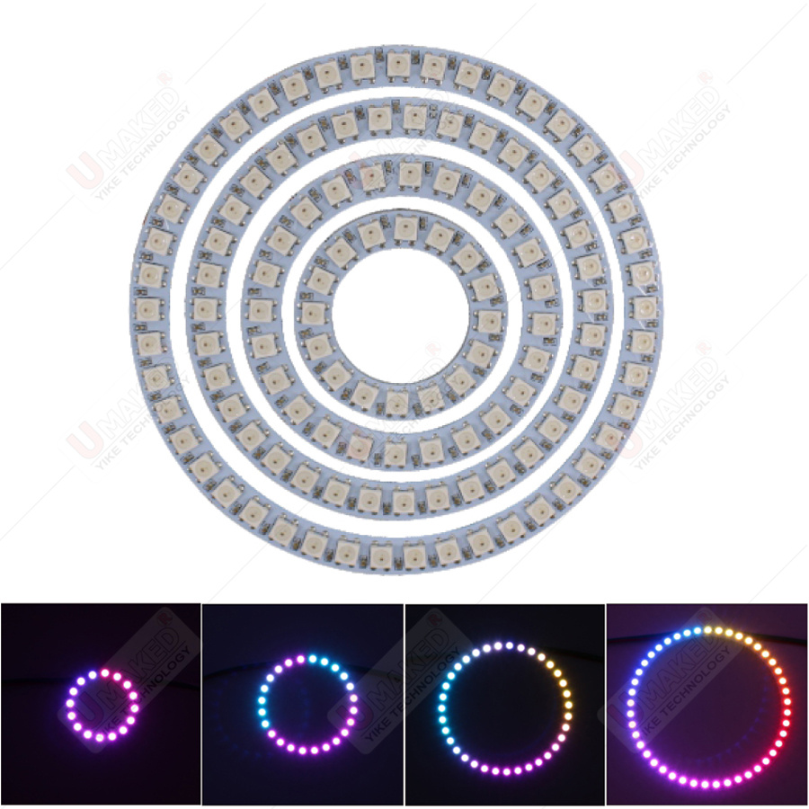 2pcs WS2812B Individually Addr - Rgb Led Matrix 8X8 บทวิจารณ์และราคา