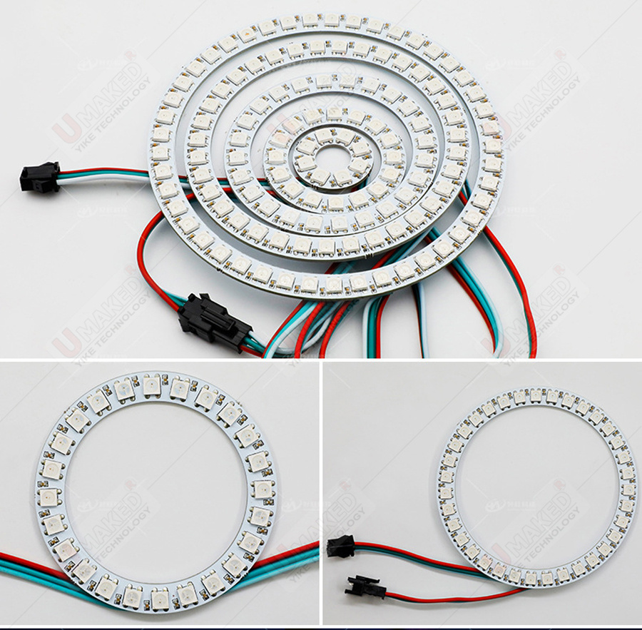 2pcs WS2812B Individually Addr - Rgb Led Matrix 8X8 บทวิจารณ์และราคา