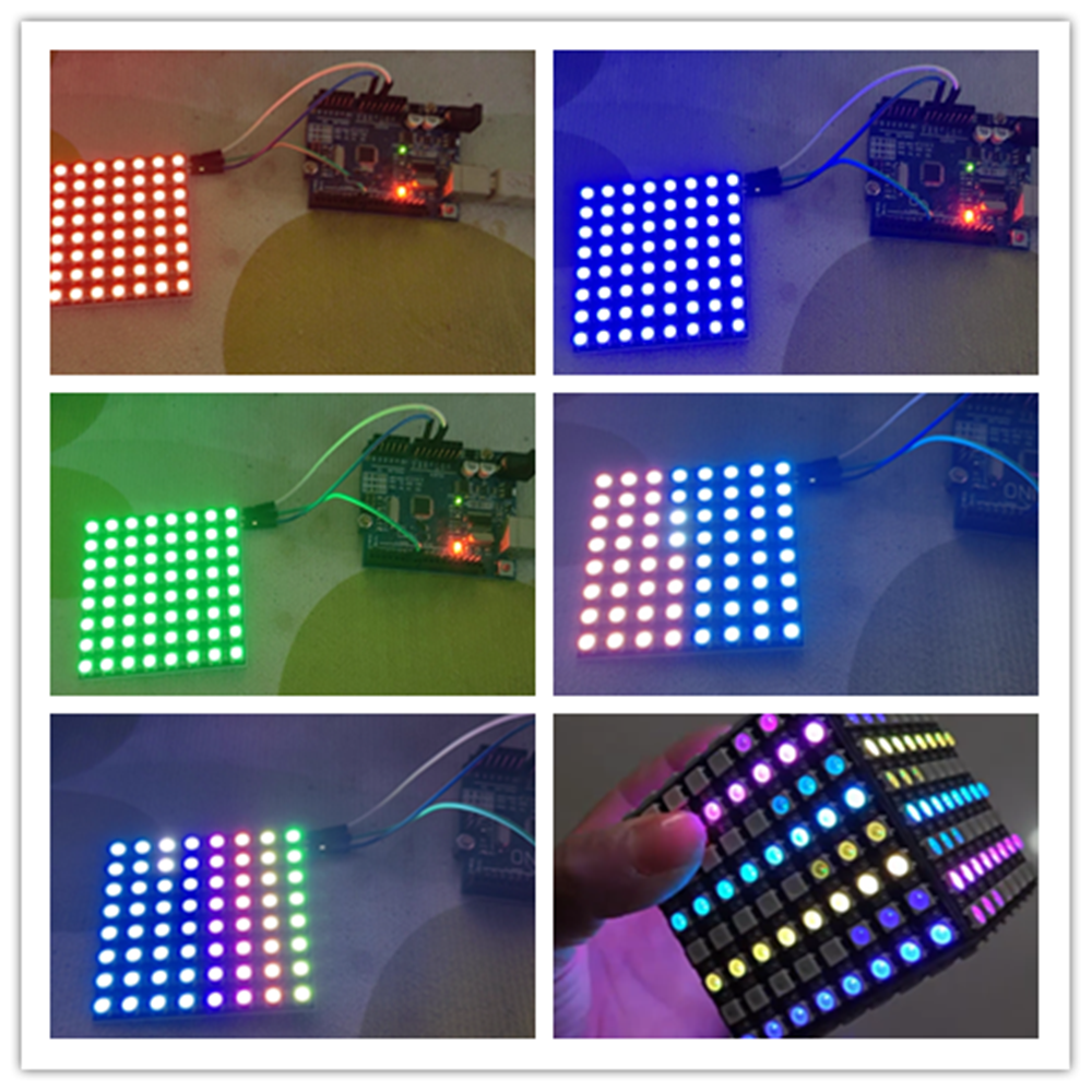WS2812B 8x8 64Bit RGB LED Matr - Rgb Led Matrix 8X8 บทวิจารณ์และราคา
