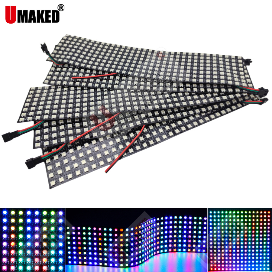 2pcs WS2812B Individually Addr - Rgb Led Matrix 8X8 บทวิจารณ์และราคา