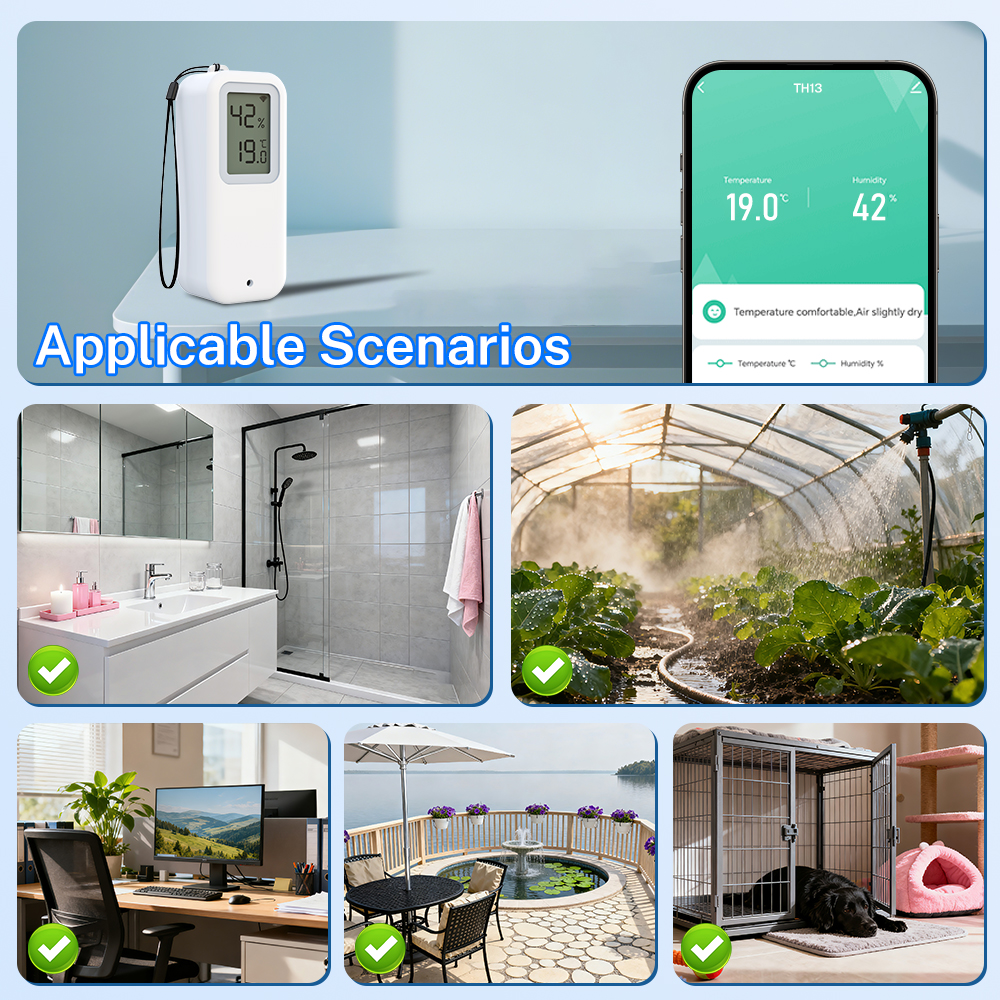 Tuya WiFi ZigBee Temperature a - Temperature Humidity Sensor บทวิจารณ์และราคา