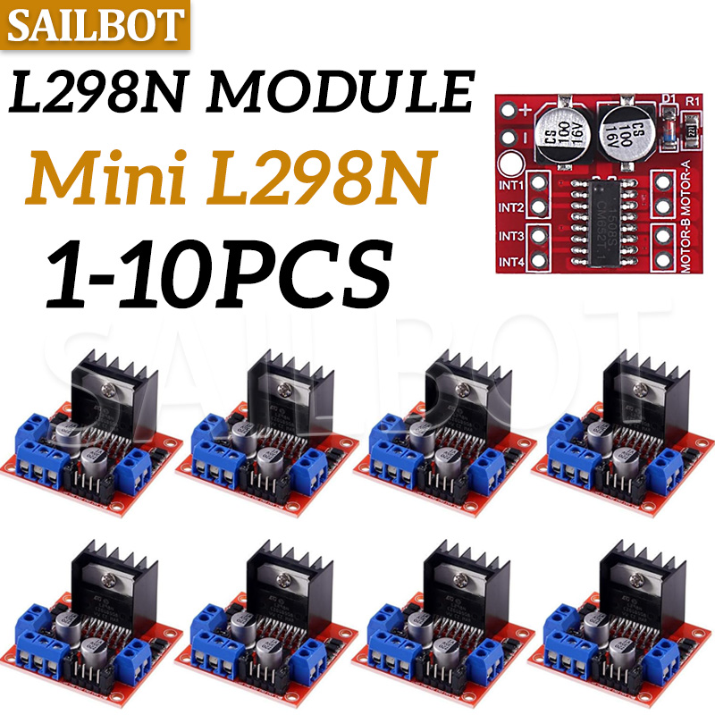 1/5/10PCS L298N DC Motor Drive - Level Shifter 3.3V บทวิจารณ์และราคา