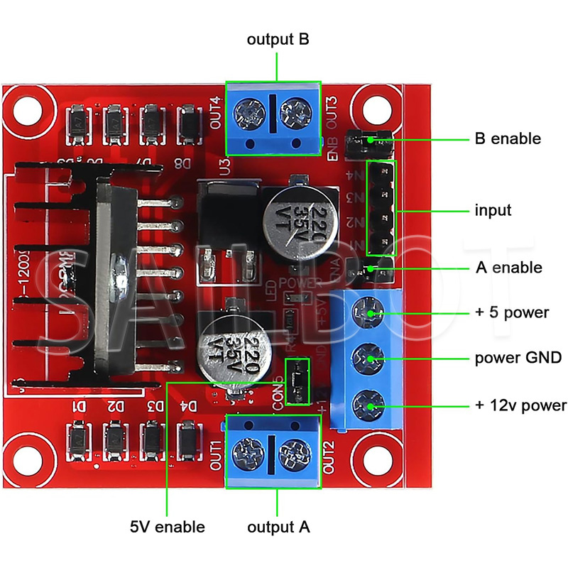 1/5/10PCS L298N DC Motor Drive - Level Shifter 3.3V บทวิจารณ์และราคา