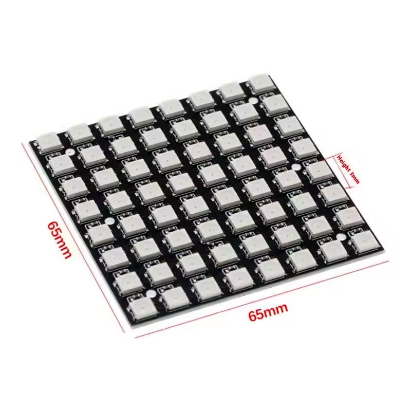 WS2812 LED 5050 RGB 8x8 64 Bit - Rgb Led Matrix 8X8 บทวิจารณ์และราคา