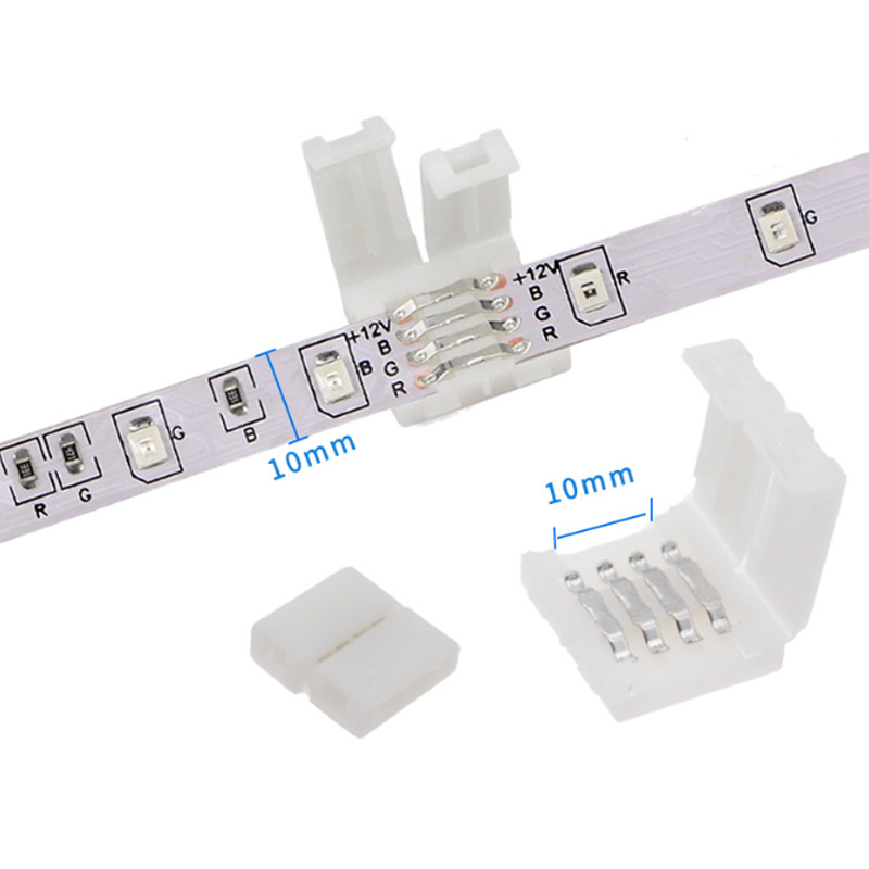 5pcs 4PIN 8mm Led Connector L  - Rgb Led Matrix 8X8 บทวิจารณ์และราคา
