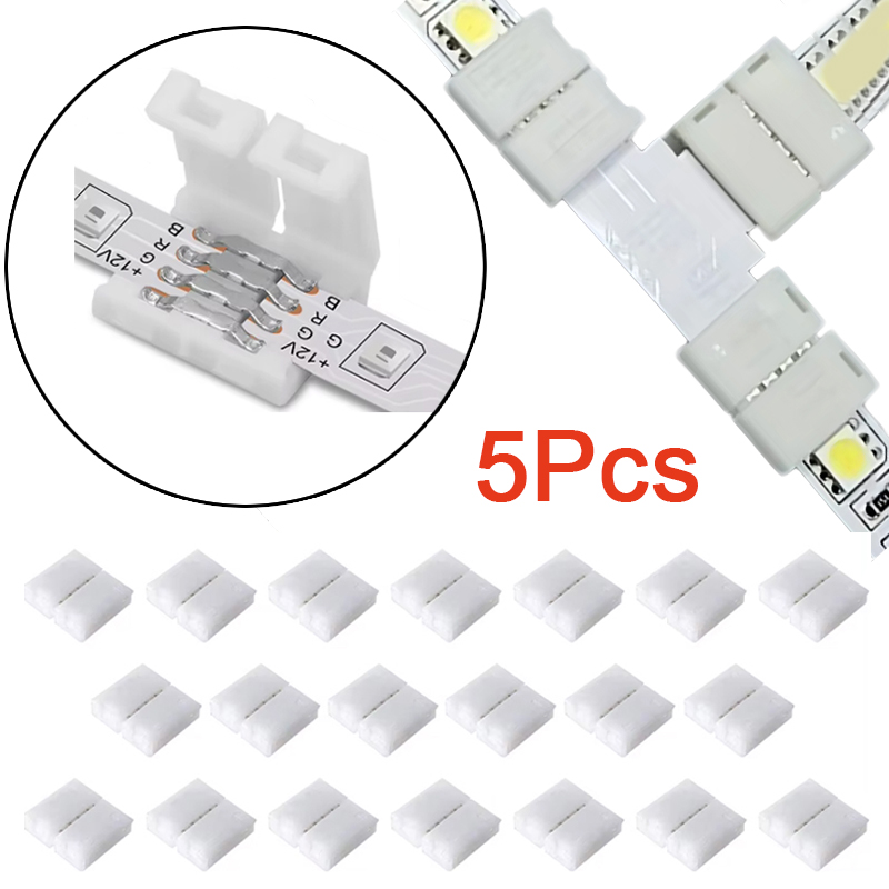 5pcs 4PIN 8mm Led Connector L  - Rgb Led Matrix 8X8 บทวิจารณ์และราคา