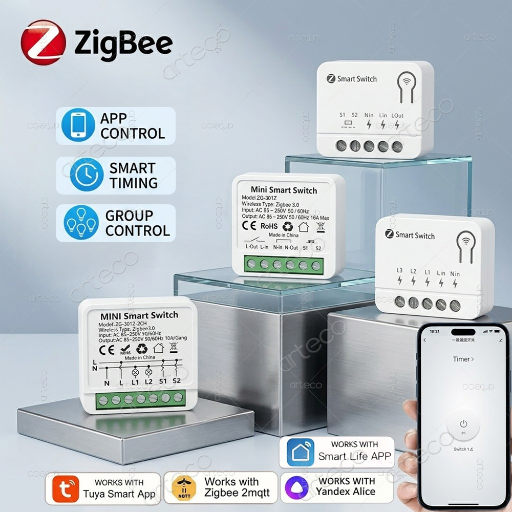 Tuya Zigbee Mini DIY Smart Swi - Smart Home Automation Diy บทวิจารณ์และราคา