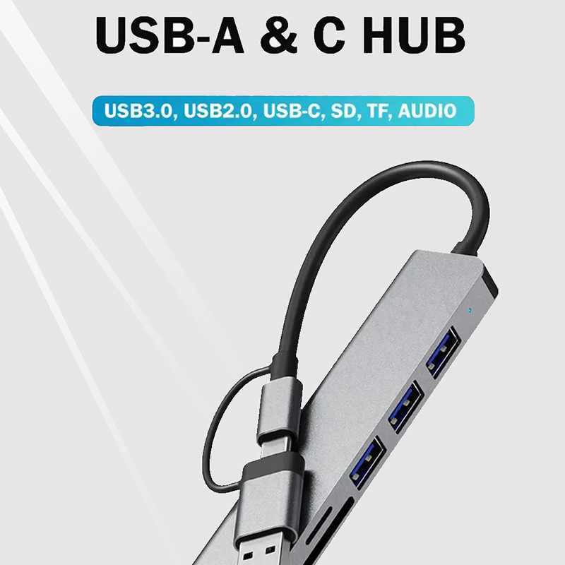Type C Hub USB Splitter 8 In 1 - Home Assistant Sd บทวิจารณ์และราคา