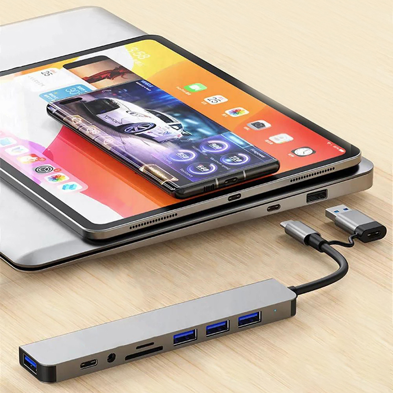 Type C Hub USB Splitter 8 In 1 - Home Assistant Sd บทวิจารณ์และราคา
