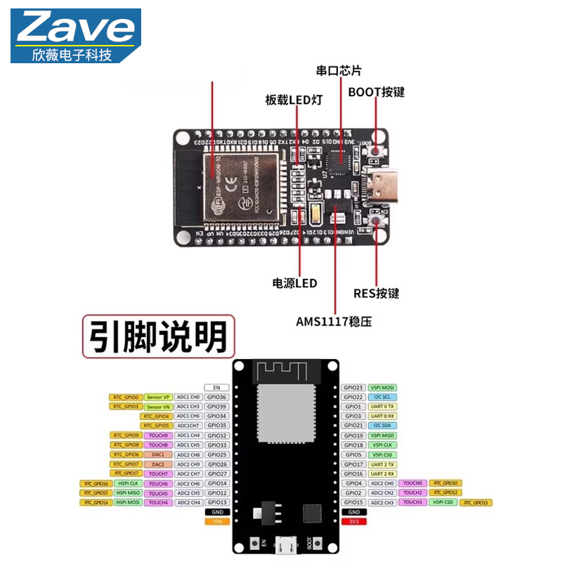 ESP32 WiFi Bluetooth Developme - Level Shifter 3.3V บทวิจารณ์และราคา