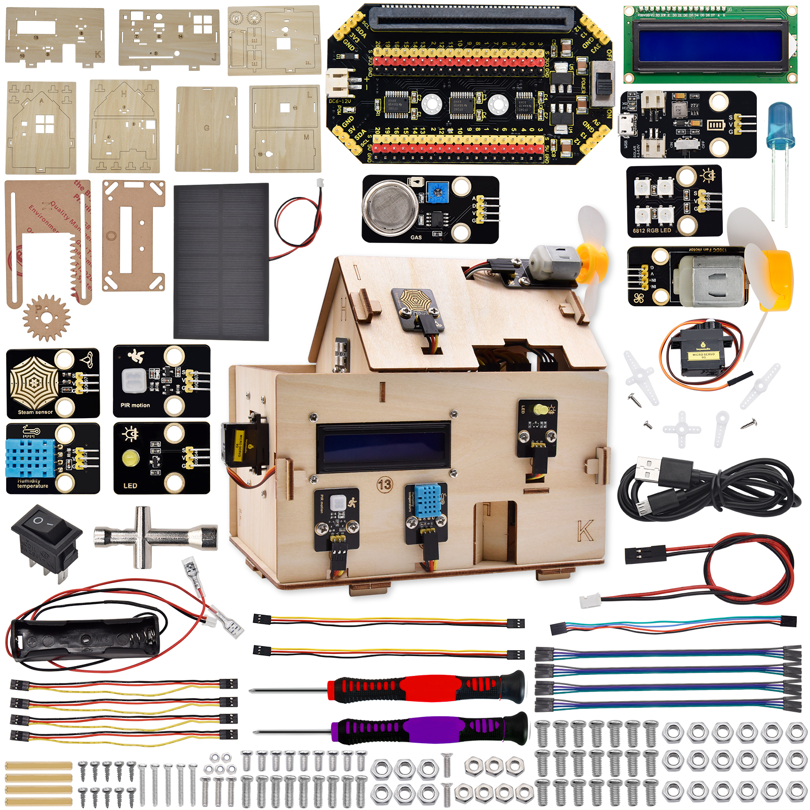 Keyestudio STEM Microbit V2 Sm - Home Automation Diy Kit บทวิจารณ์และราคา