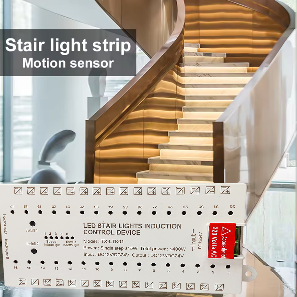 TX-LTK01 Stair Step LED Contro - Motion Sensor Pir Wired บทวิจารณ์และราคา