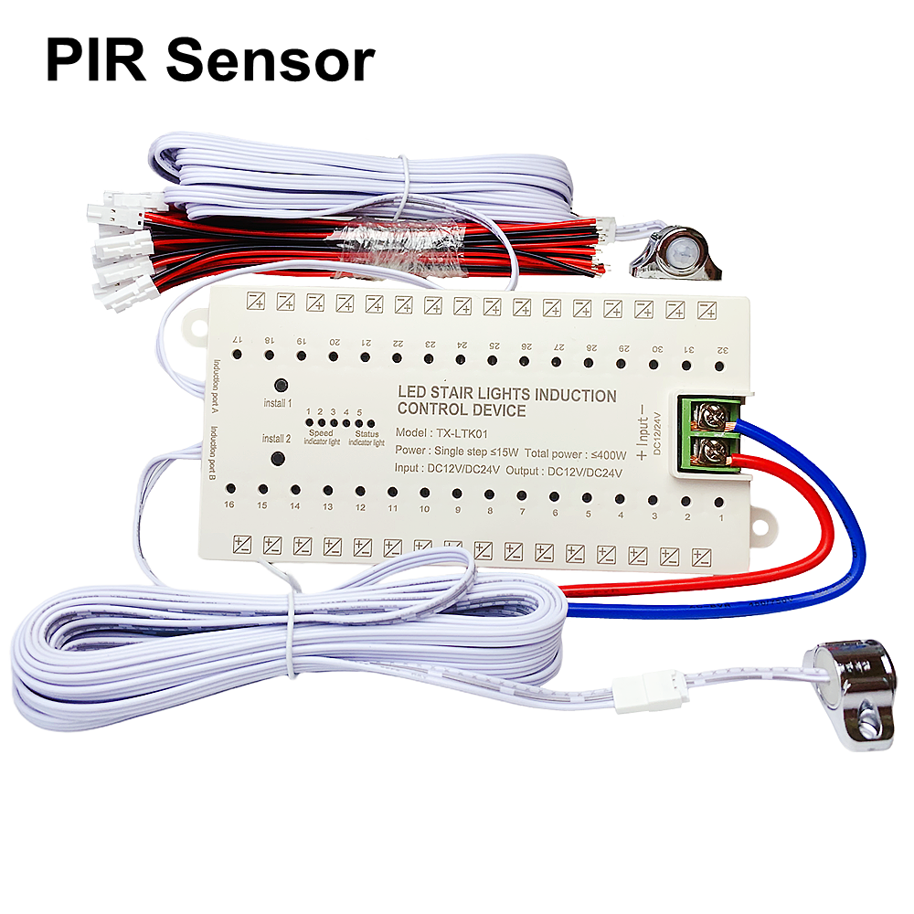 TX-LTK01 Stair Step LED Contro - Motion Sensor Pir Wired บทวิจารณ์และราคา