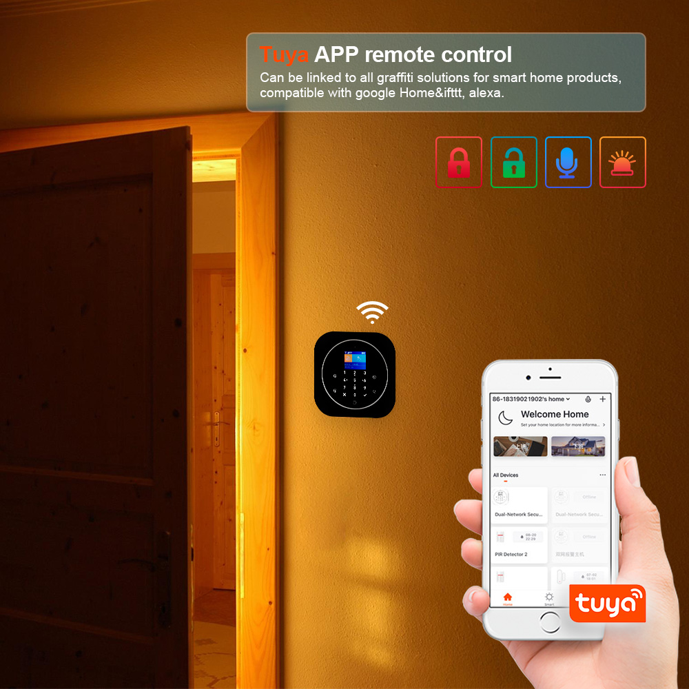 KERUI G12 Wireless Tuya Home A - Smart Home Automation Diy บทวิจารณ์และราคา