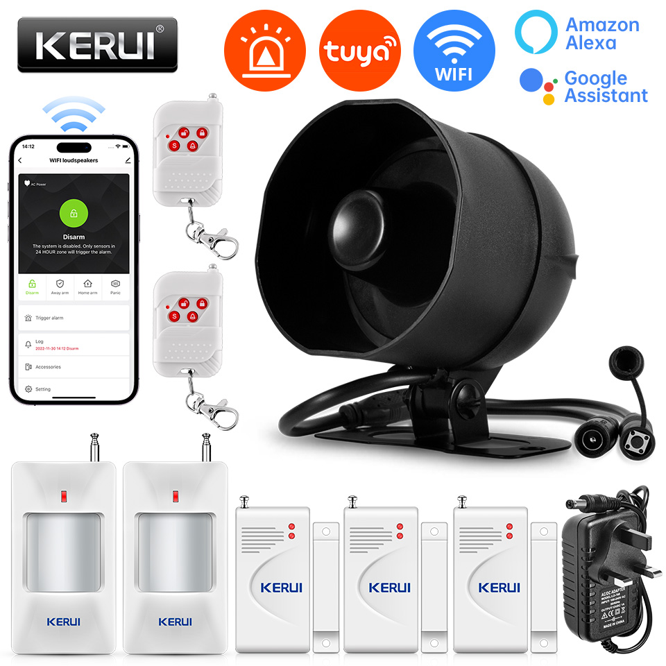 KERUI 120db Siren Alarm System - Smart Home Automation Diy บทวิจารณ์และราคา