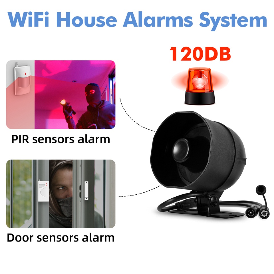 KERUI 120db Siren Alarm System - Smart Home Automation Diy บทวิจารณ์และราคา