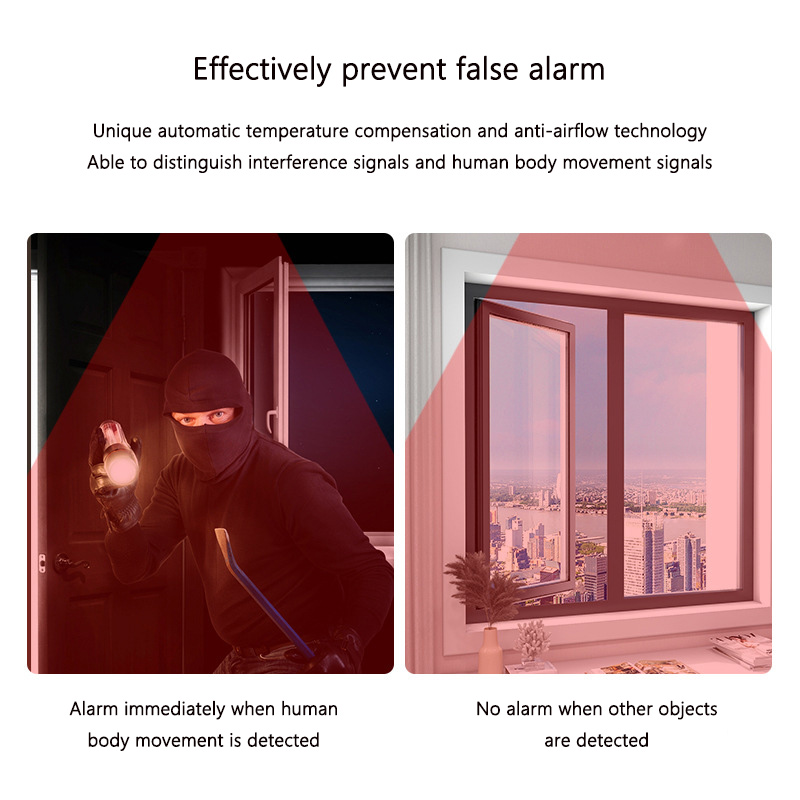 Indoor Anti-pet Anti-theft Ala - Motion Sensor Pir Wired บทวิจารณ์และราคา