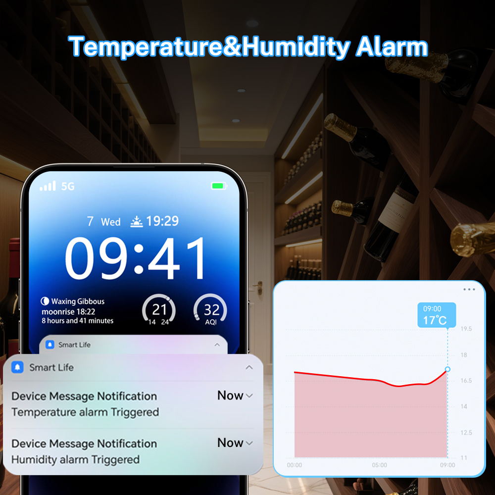 Tuya Zigbee Temperature Humidi - Temperature Humidity Sensor บทวิจารณ์และราคา