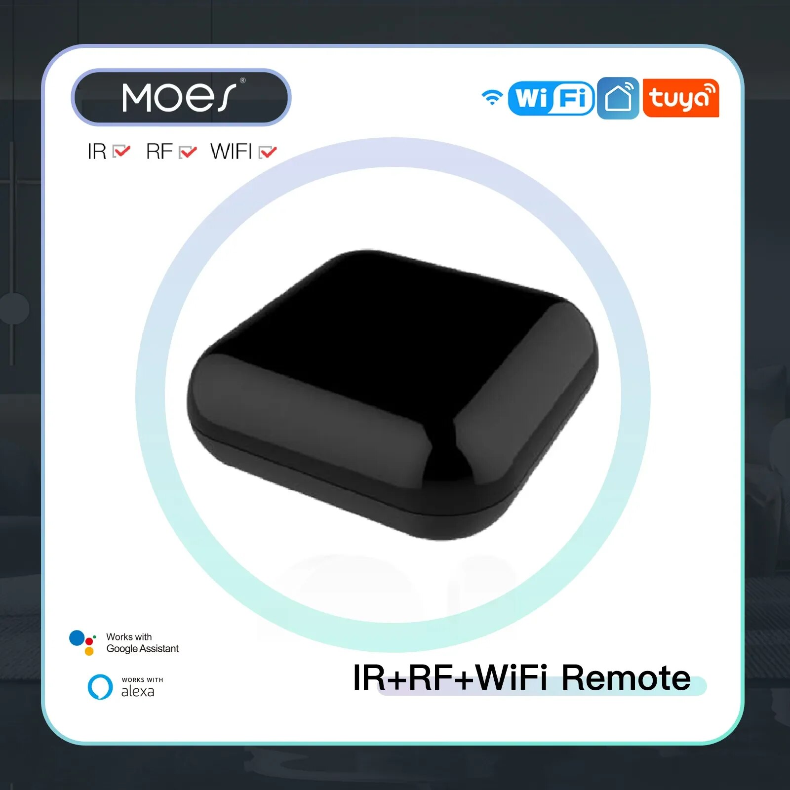 MOES Tuya WiFi IR RF Remote fo - Ir Blaster Universal บทวิจารณ์และราคา