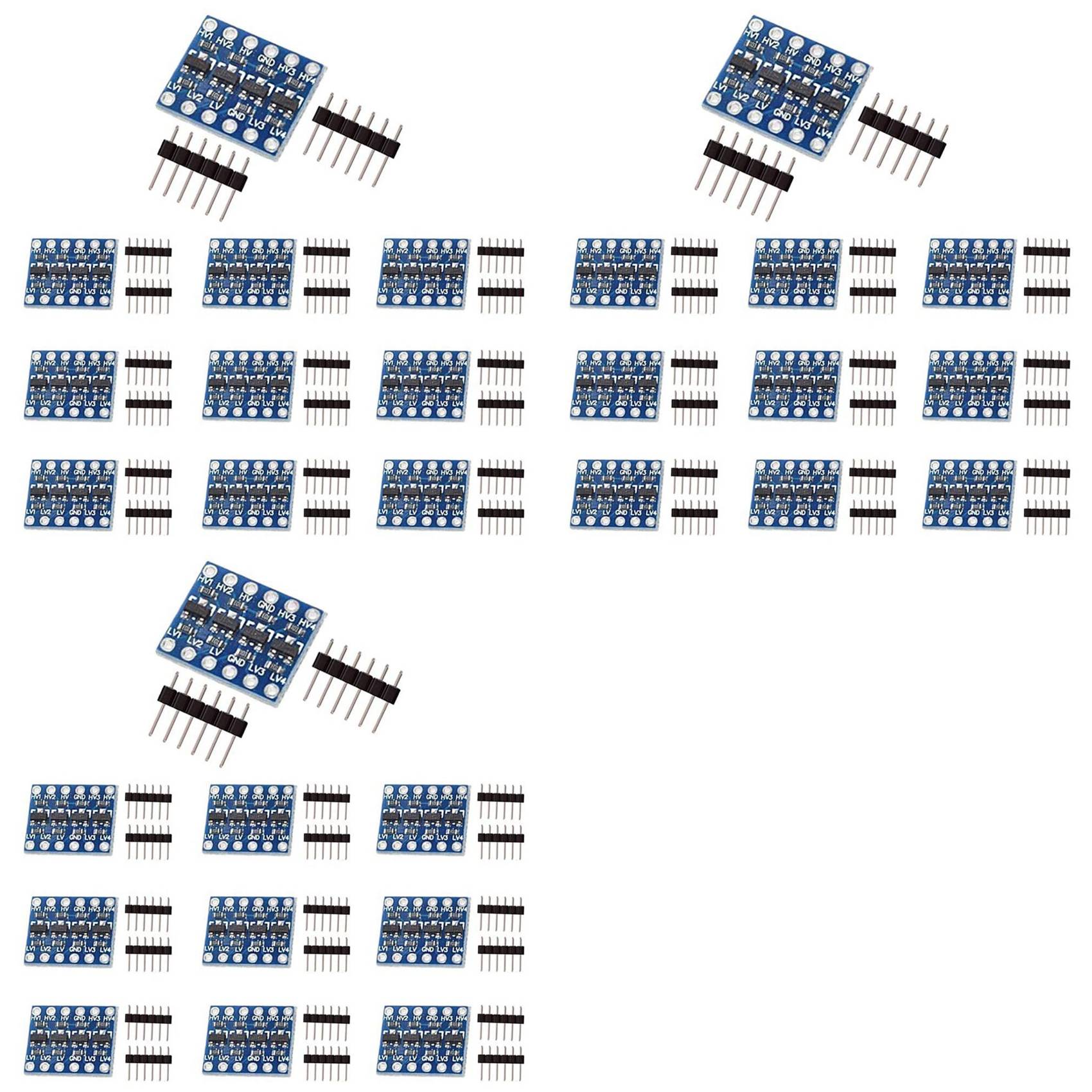 JABS-30Pcs 4 Channel IIC I2C L - Level Shifter 3.3V บทวิจารณ์และราคา