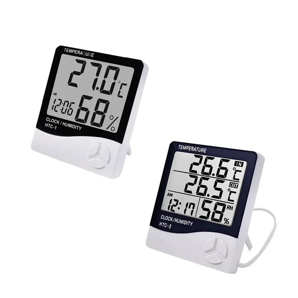 Indoor LCD Digital Thermometer - Home Automation Industry บทวิจารณ์และราคา
